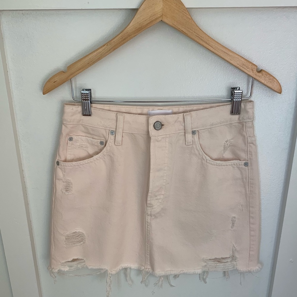Boyish Denim Mini Skirt